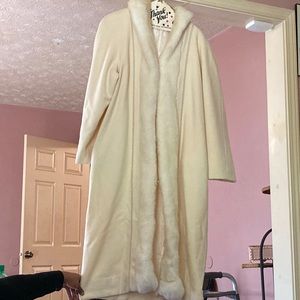 Off White fur coat
